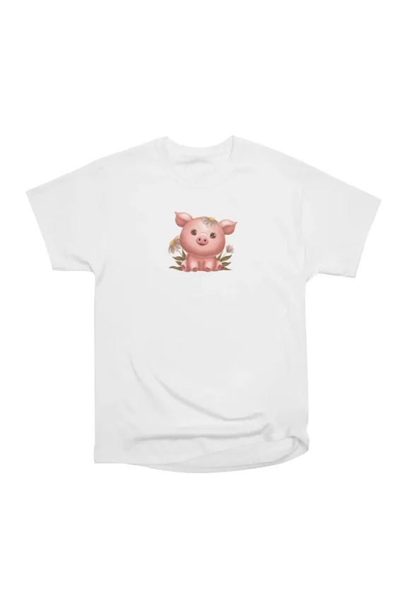 Cute pig T-Shirt Tee Gift For Him Merch For Her Apparel For Friend
