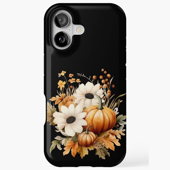 Cute pumpkin season fall pumpkin autumn harvest holiday vibes iPhone Tough Case