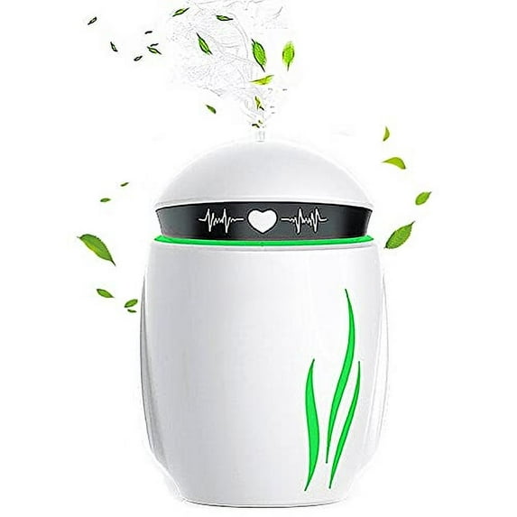 Cute robot humidifier, multi-function small humidifier with luminous fan, colorful cool mini humidifier, two fog modes, ultra-quiet, water-free, automatic shutdown, car personal humidifier (pink)