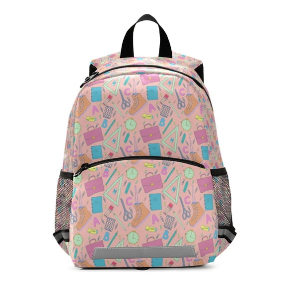 Cute supplies pattern(2) Teenage Backpack Middle Students Bookbag Outdoor Daypack