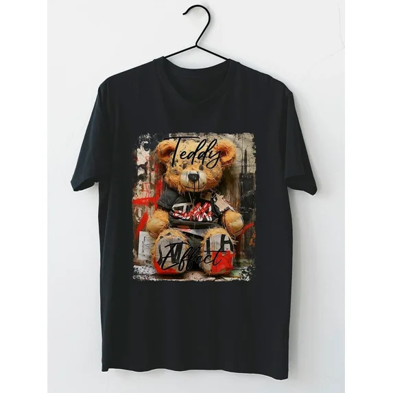 Cute teddy bear graffiti vintage teddy T-Shirt