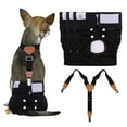 CuteBone Dog Diapers Female 3 Pack Reusable Doggy Diapers with One