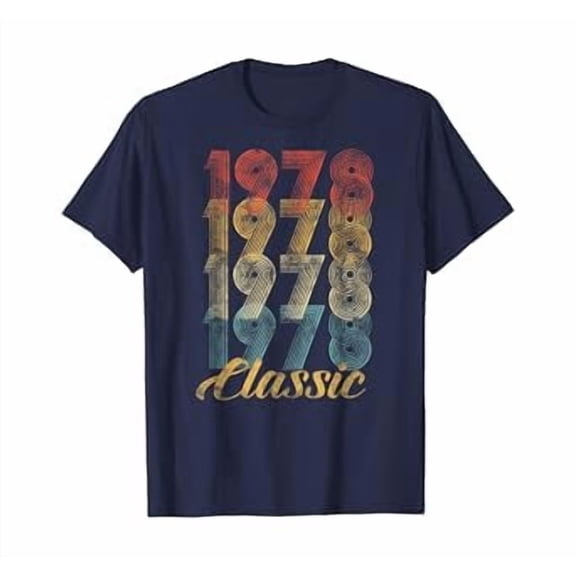 CuteComfy 40th Birthday Gift Vintage 1978 T-Shirt Men Women