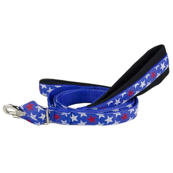 CuteNfuzzy Padded Double Handle Overlay Dog Leash Warranted Snap