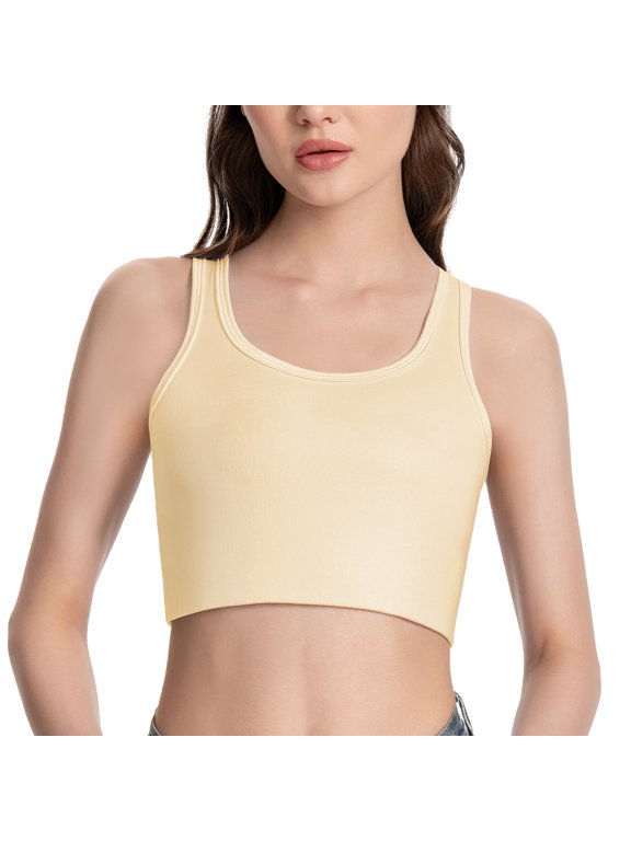 Chest Binder Pull On Closure Breathable and Strong Compression Bra Binder Tank Top