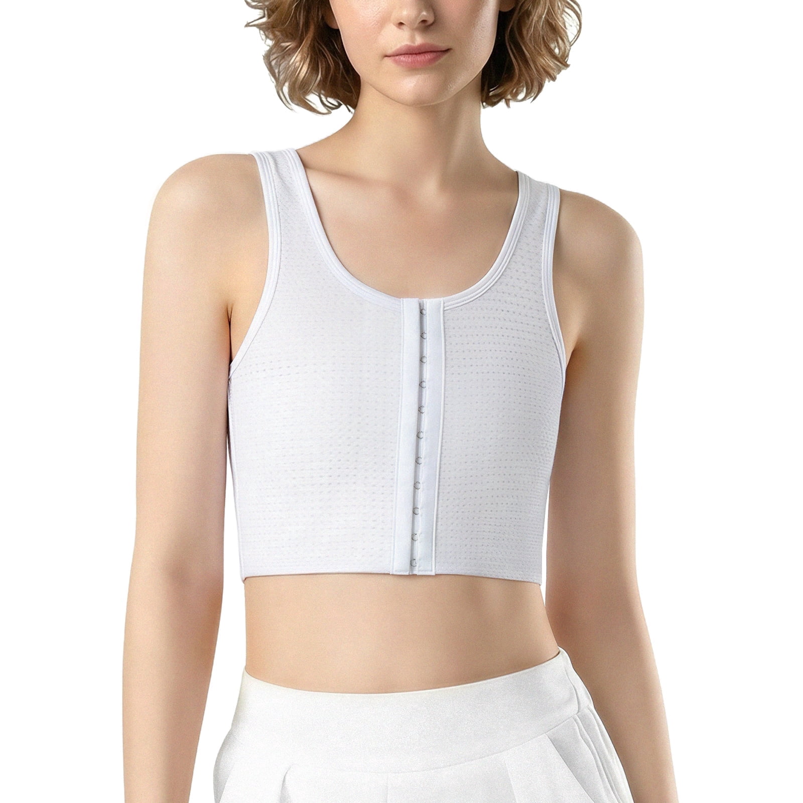 CuteStreet Chest Binder for Binder Trans Mesh Front Hook-and-Eye ...