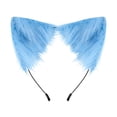 thumbnail image 1 of CuteStreet Furry Cat Ears Headband Handmade Faux Fur Cosplay Costume Party Hairband, 1 of 5