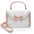 thumbnail image 1 of CuteStreet Handbags for Women Crossbody PU Leather Satchel Bags Over the Shoulder Removable Adjustable Bow, 1 of 7