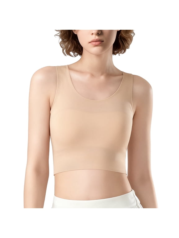 Seamless Chest Binder Compression Binder Sport Breathable Bra Pullover Tank Top