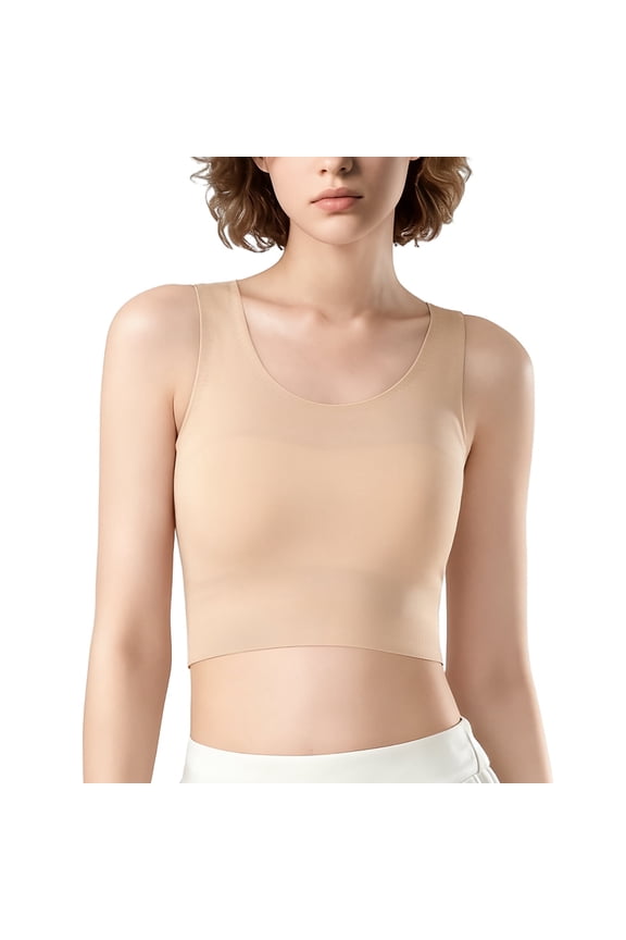 Seamless Chest Binder Compression Binder Sport Breathable Bra Pullover Tank Top