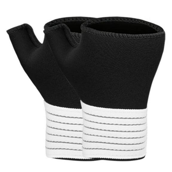 Cuteam 1 Pair Sports Palm Brace Wrist Support Sleeves with Adjustable Straps Neoprene Wrist Brace Compression Carpal Tunnel for Wrist Pain Relief Sports Glove Wrist Brace for Men Women