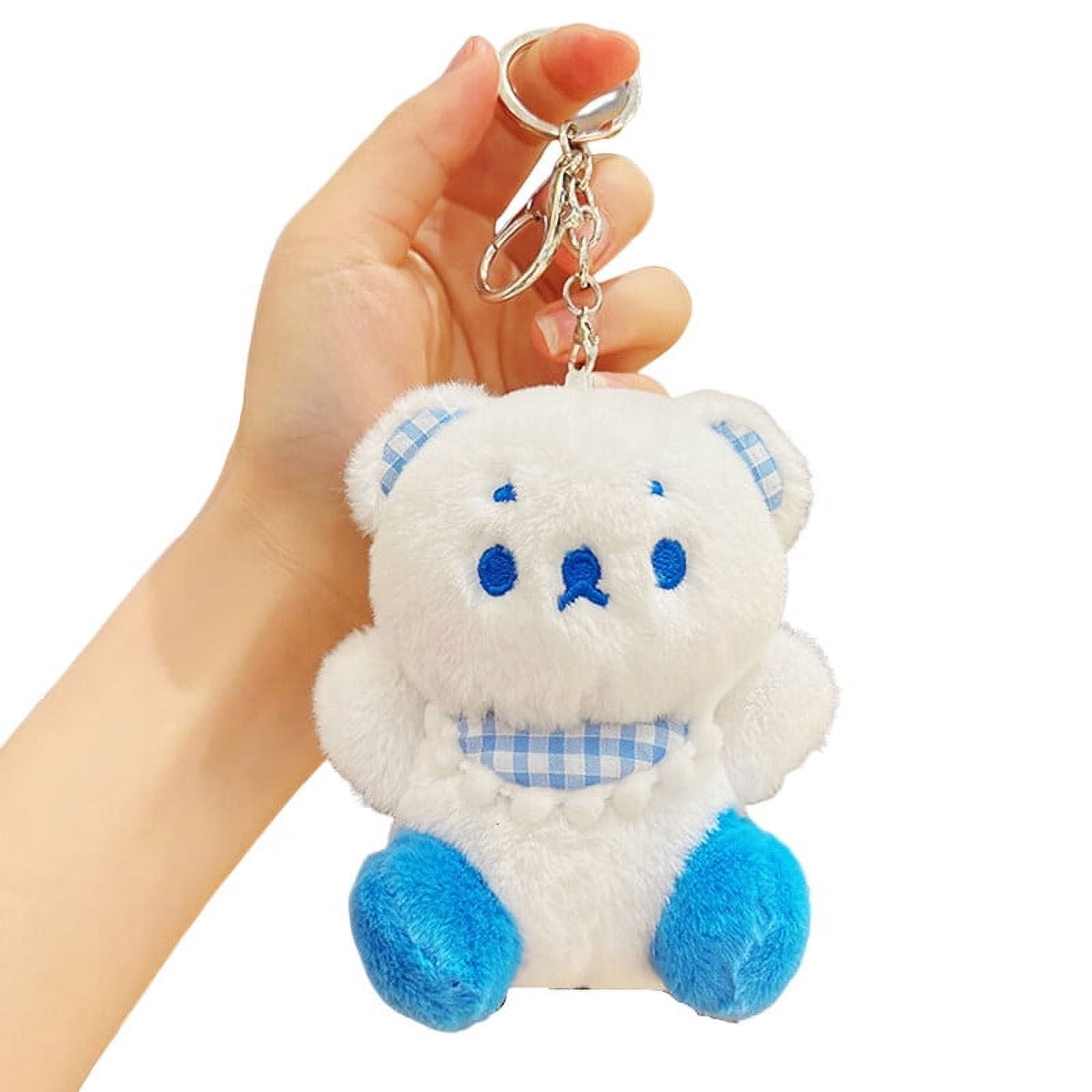 Stainless Steel Lovely Activities Bear Metal Key Chain Teddy Bear Key Ring  ~Cute Gift