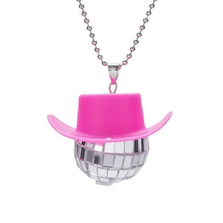 Mini Disco Balls Decoration - Mirror Disco Party Decorations Sturdy Lightweight Cowboy Hat Christmas Balls Easy to Hang Suitable for Disco,Themed