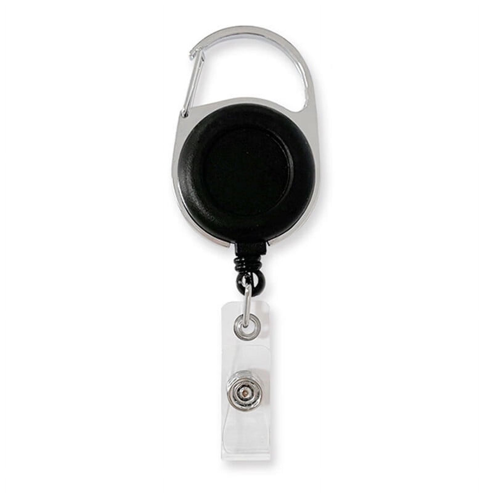 Cuteam ID Badge Holder,ID Badge Clip Extendable Antiloss Metal Key