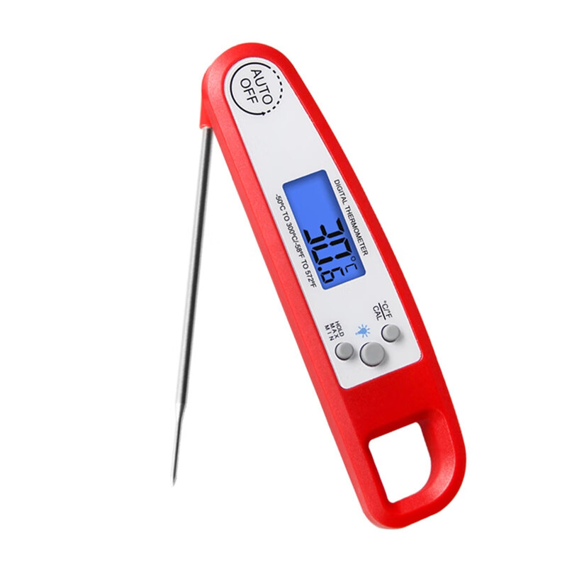 Cuteam Meat Thermometer,Meat Thermometer with Backlight Calibration LCD