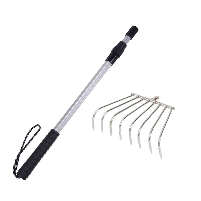 Cuteam Sand Sifter Beach Scoop Telescoping Shovel for Seashell Hunting