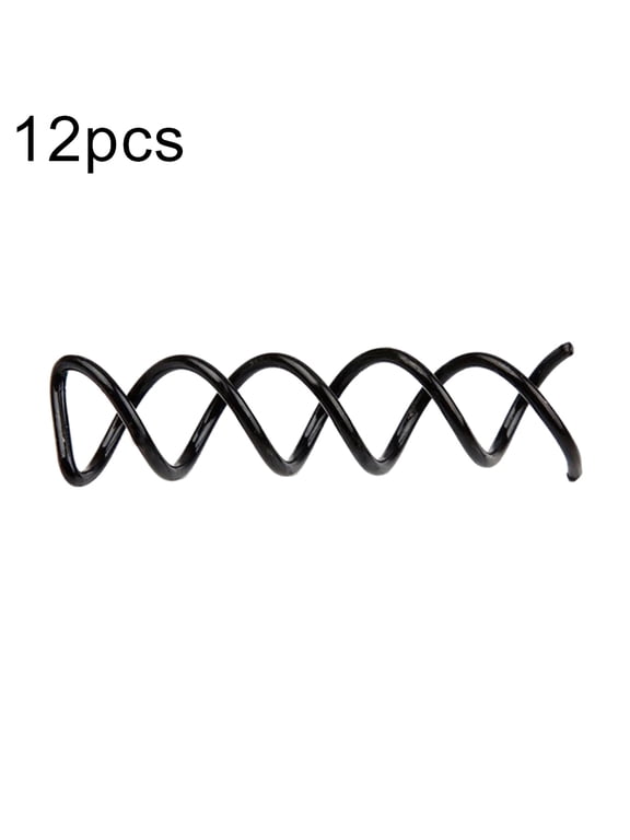 Spiral Hairpin,12Pcs Metal Spiral Spin Screw Pin Clip Hairpin Lady Twist Hair Clip Accessories