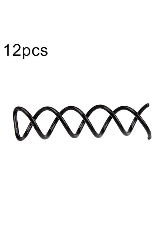 Spiral Hairpin,12Pcs Metal Spiral Spin Screw Pin Clip Hairpin Lady Twist Hair Clip Accessories