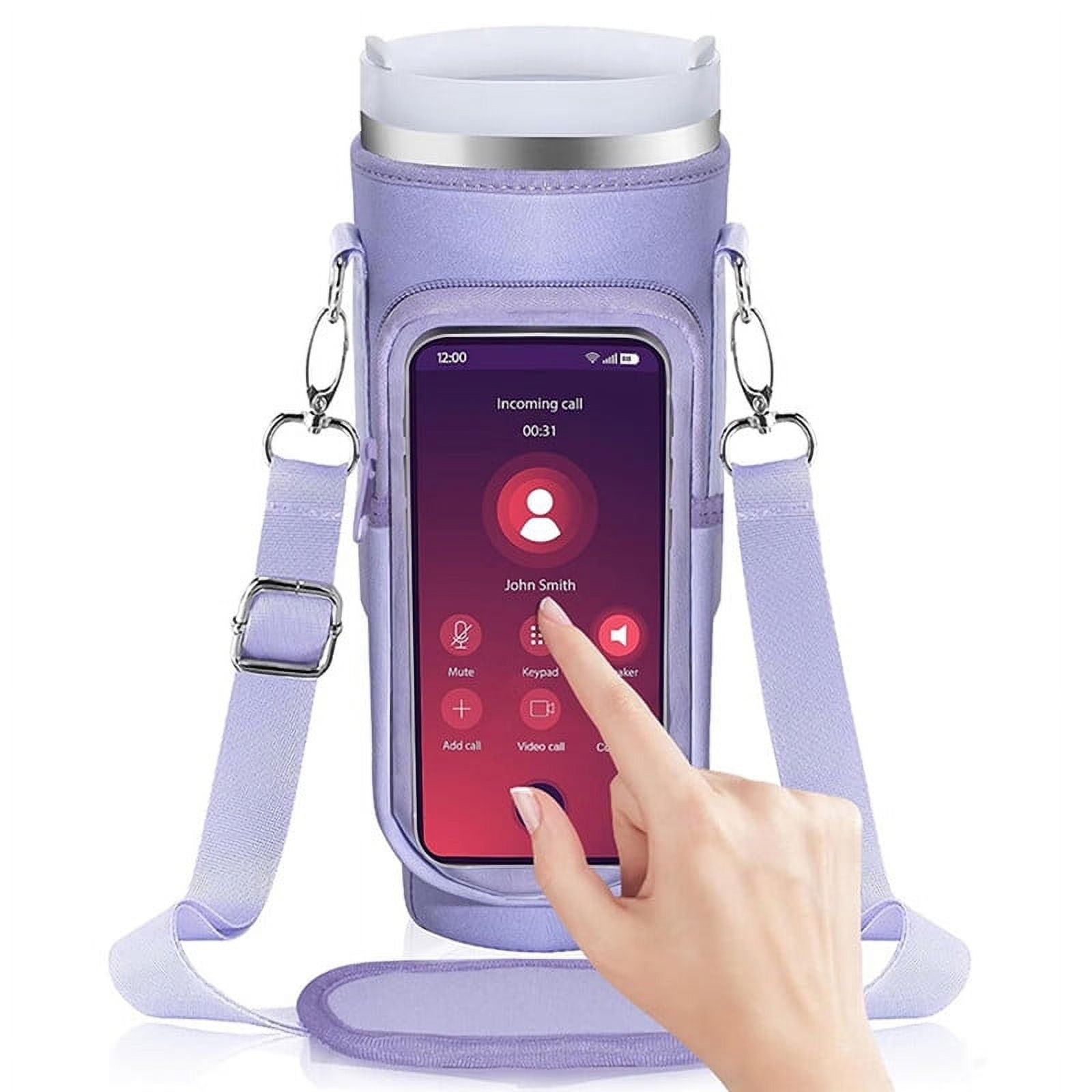 Bottle Holder with Cell Phone Pocket