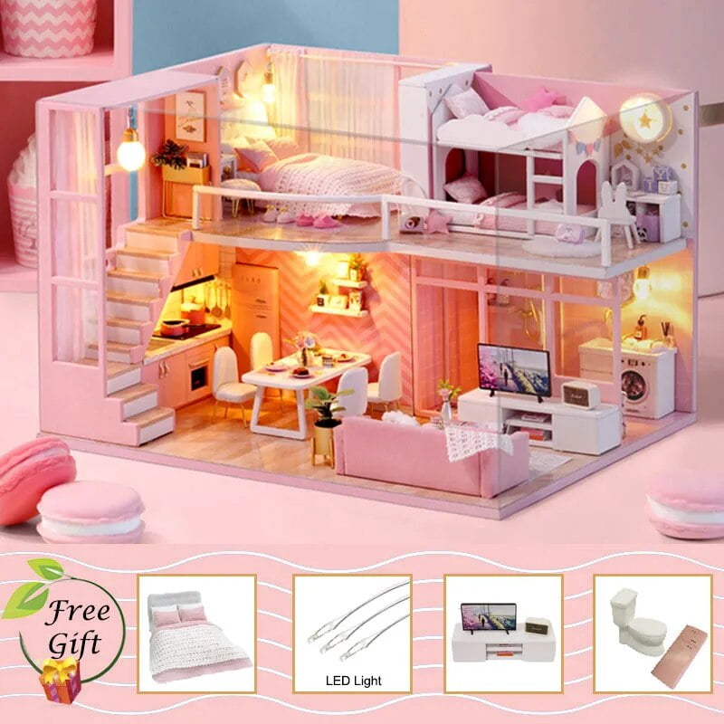 4K] DIY Miniature Dollhouse Kit