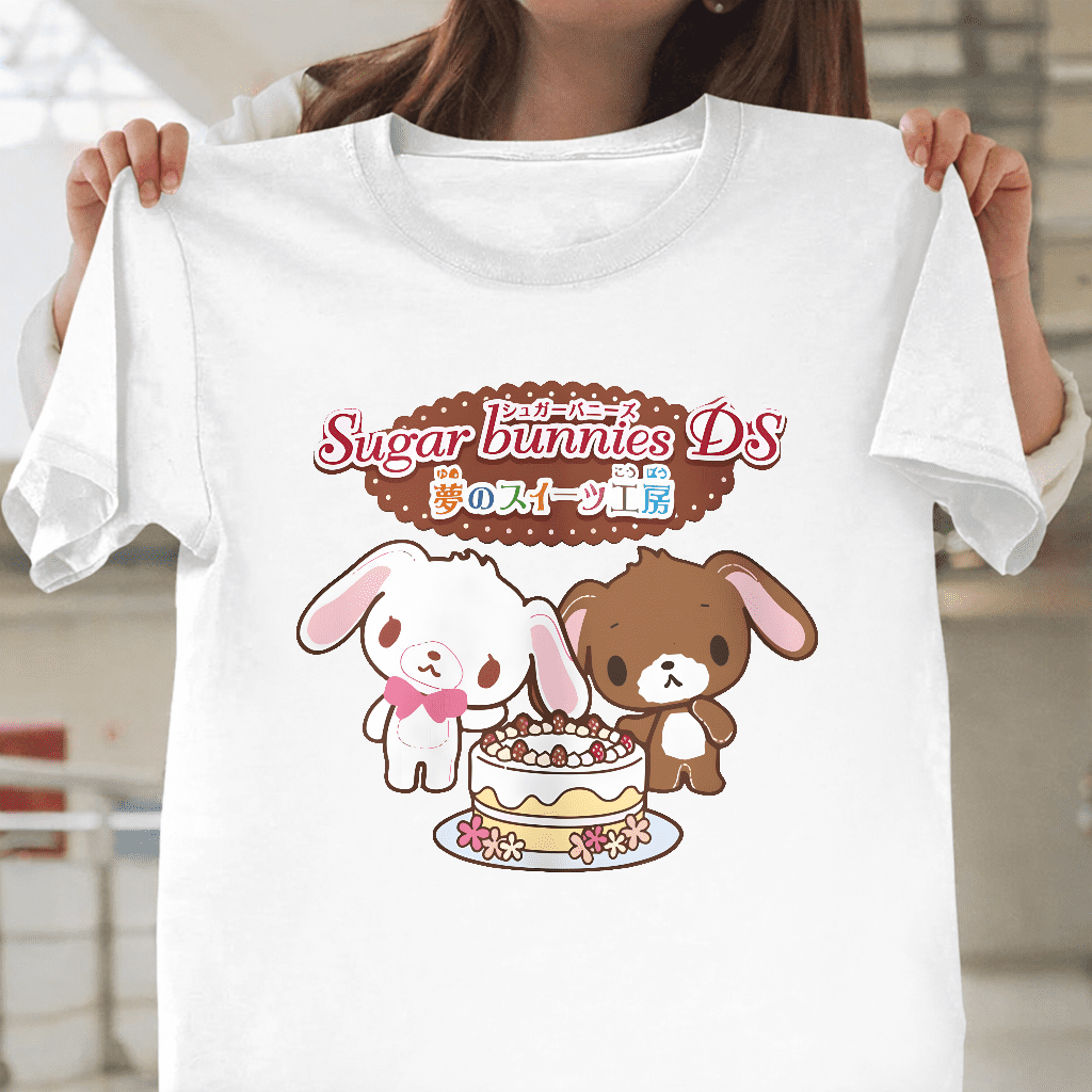 Cutecore Jojifuku Shirousa Kurousa Sanrio Bunnies Anime Art Unisex