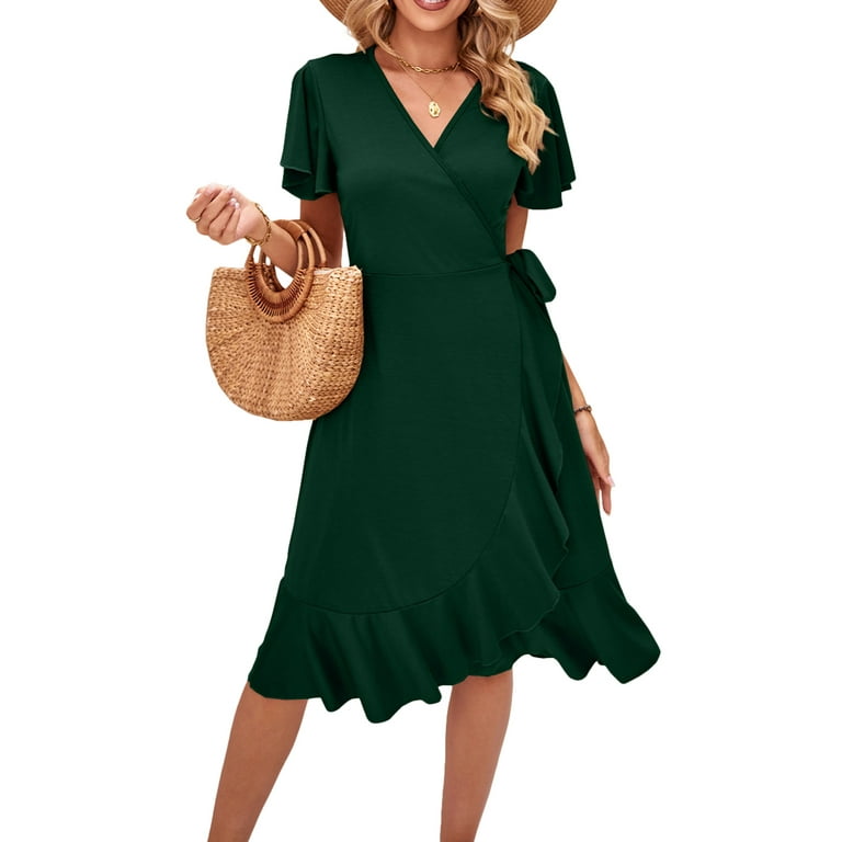 midi summer black wrap dress 4316 midi summer black wrap dress 4316