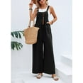 thumbnail image 1 of Cuteduck Women's Casual Loose Overalls Jumpsuits One Piece Sleeveless Wide Leg Long Pant Rompers With Pockets S-2XL, 1 of 5