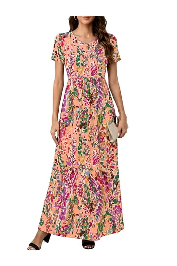 white christmas dresses LUNE Women's Floral Printed Front Short Back Long Casual Summer Vacati –  FAZAH FASHION