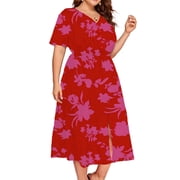 green emerald velvet dress Seltaon Casual Plus Size Maxi Dress for Women 3/4 Sleeve High Waist Flowy  Ruffle Fall Dresses with Belt Black at Amazon Women's Clothing store main image 1