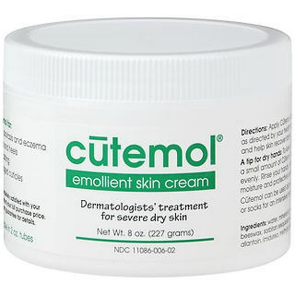 Cutemol Emollient Skin Cream, 8 Oz.
