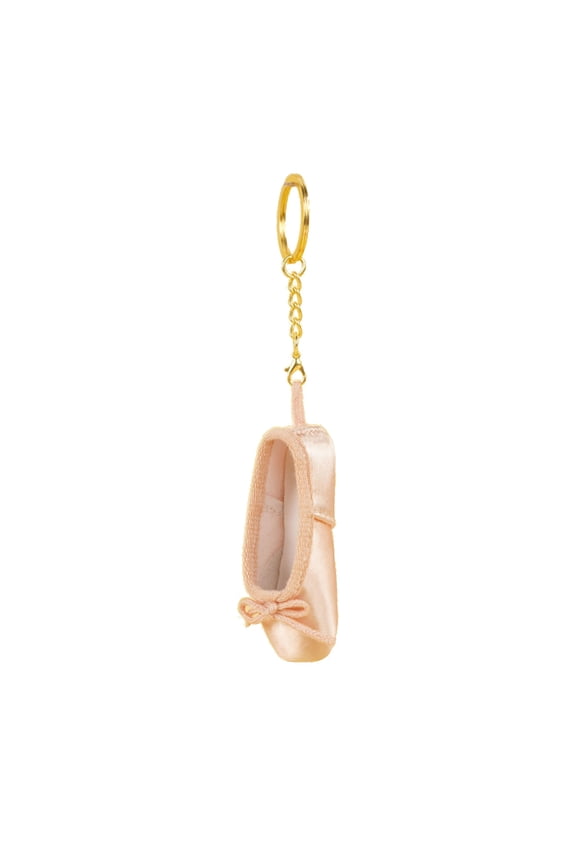 Cuteness Satins Ballets Shoe Keychain Handmade Pointes Shoe Charm Bag Pendant Ballets Accessory Suitable for Ballets Fan