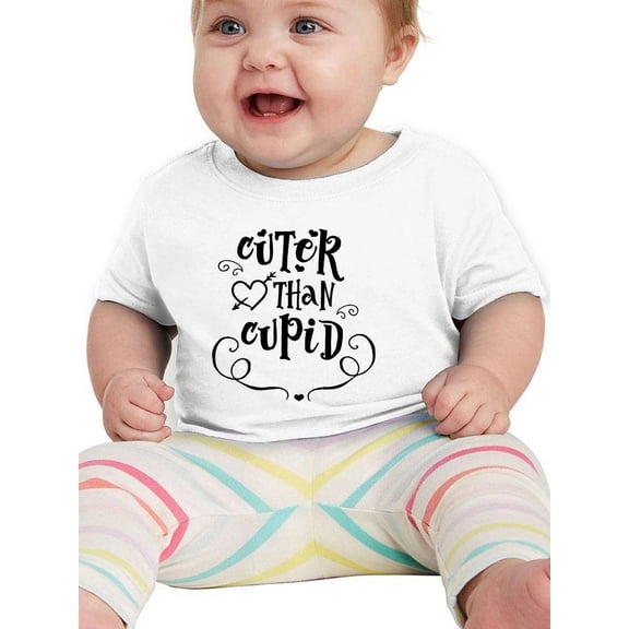 Cuter Than Cupid T-Shirt Infant -Smartprints Designs,  6 Months