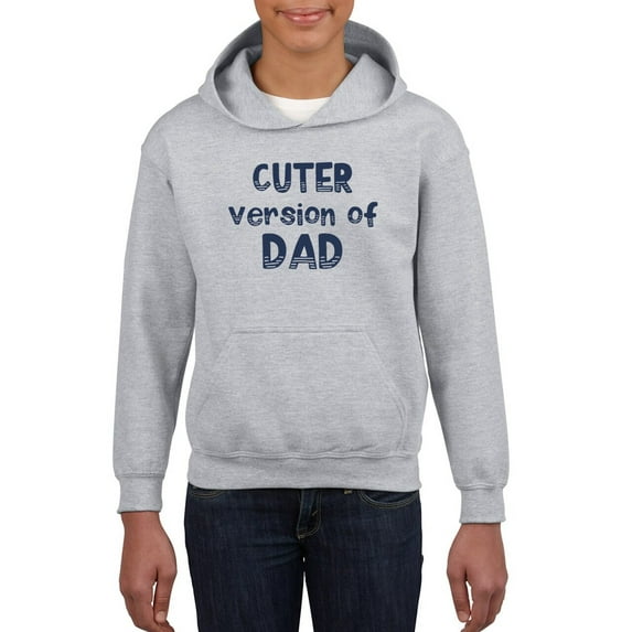 Cuter Version Of Dad Hoodie Juniors -Smartprints Designs, Small