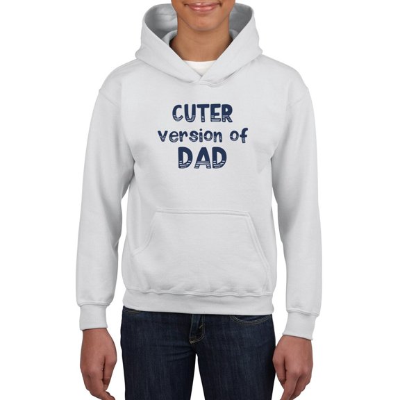 Cuter Version Of Dad Hoodie Juniors -Smartprints Designs,  Small