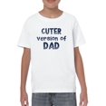 thumbnail image 1 of Cuter Version Of Dad T-Shirt Juniors -Smartprints Designs,  Large, 1 of 4
