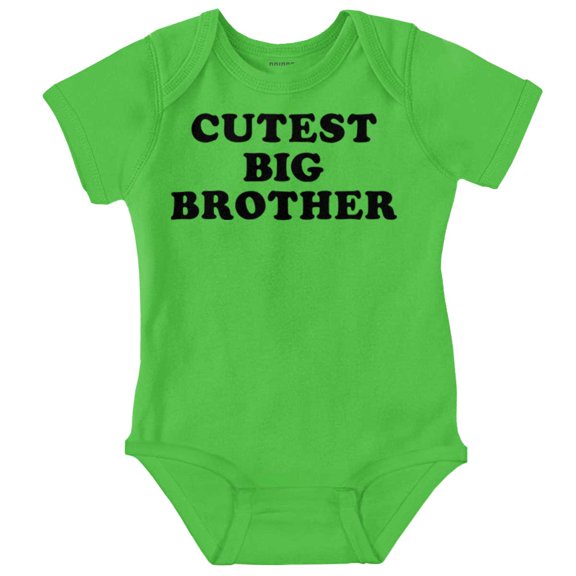 Cutest Big Brother Older Bro Bodysuit Jumper Boys Infant Baby Brisco Brands 24M