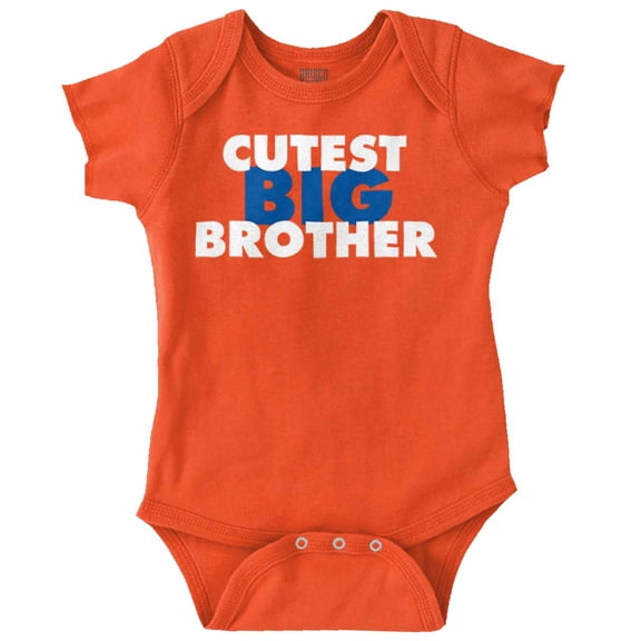 Cutest Big Brother Oldest Sibling Bodysuit Jumper Boys Infant Baby Brisco Brands 12M