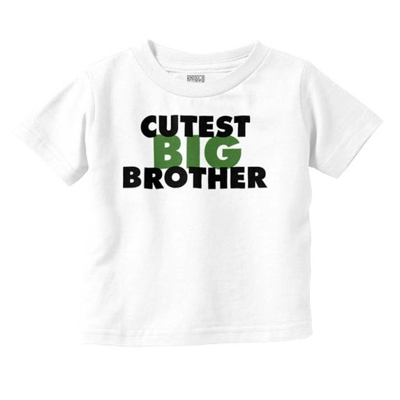 Cutest Big Brother Oldest Sibling Youth T Shirt Tee Boys Infant Toddler Brisco Brands 4T
