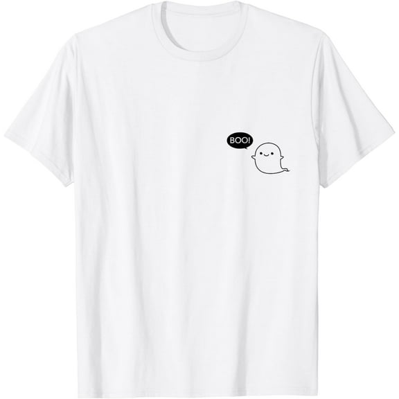 Cutest Ghost Halloween Pocket T-Shirt