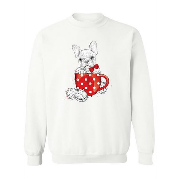 Cutest Litle French Bulldog Sweatshirt Women -Image by Shutterstock, Female Small