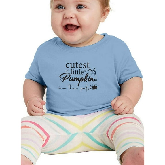 Cutest Little Pumpkin. T-Shirt Infant -Image by Shutterstock, 12 Months