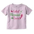 thumbnail image 1 of Cutest Mermaid Ever Daughter Birthday Youth T Shirt Tee Girls Infant Toddler Brisco Brands 24M, 1 of 5
