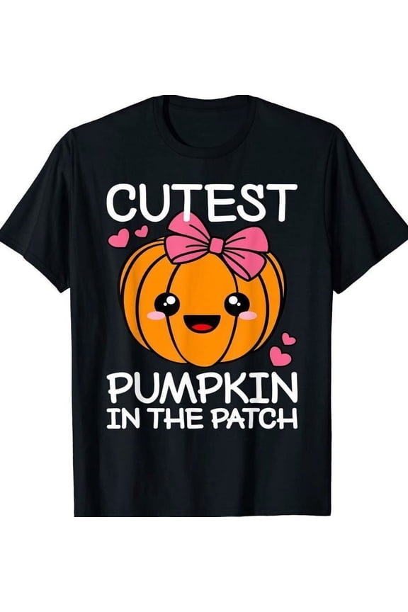 Cutest Pumpkin In The Patch Funny Halloween Thanksgiving T-Shirt Funny Gift
