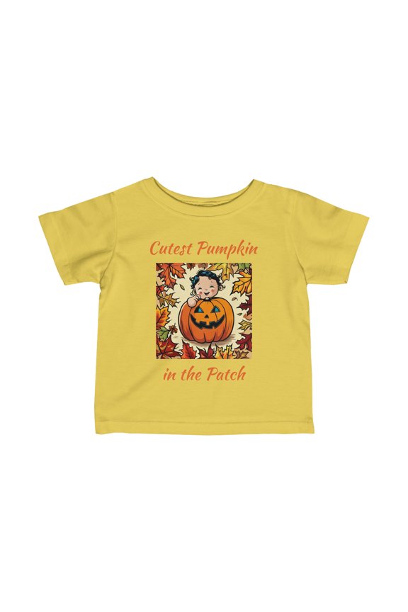 Cutest Pumpkin in the Patch- Fall themed shirt for Infants