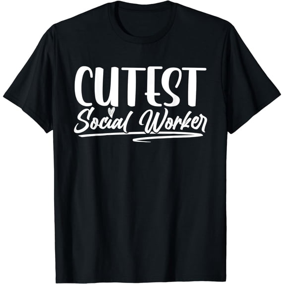Cutest Social Worker Graduation Job Work T-Shirt