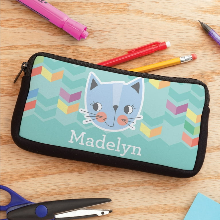 Cutesy Cat Personalized Pencil Case Walmart