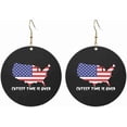 thumbnail image 1 of Cutesy Time Is Over Trendy Round Acrylic Earrings Lightweight Multi-utilize For All Occasions[x857], 1 of 2