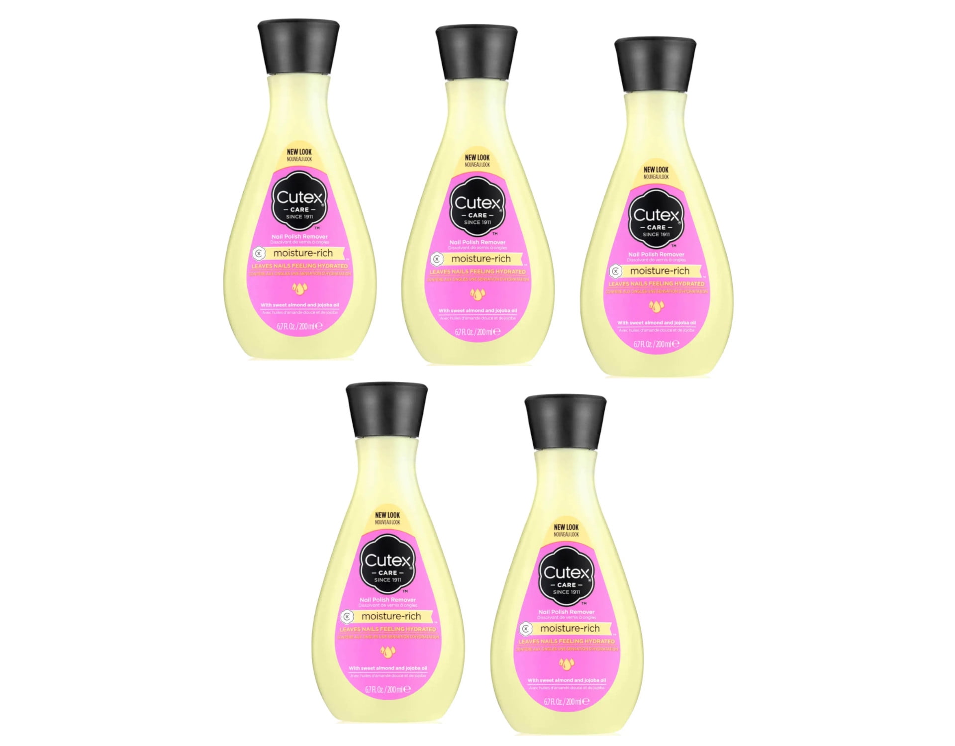 Cutex Pack Cutex Care Moisture-Rich Nail Polish Remover with Sweet Almond & Jojoba ...