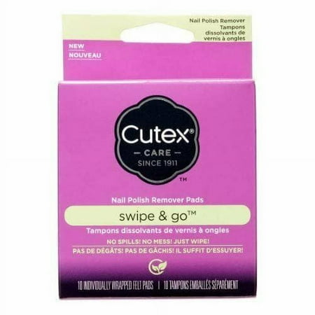 Cutex Swipe and Go Nail Polish Remover Pads Pack of 4