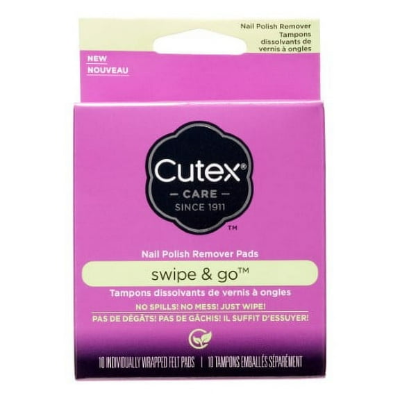 Cutex Swipe and Go Nail Polish Remover Pads (Pack of 6)